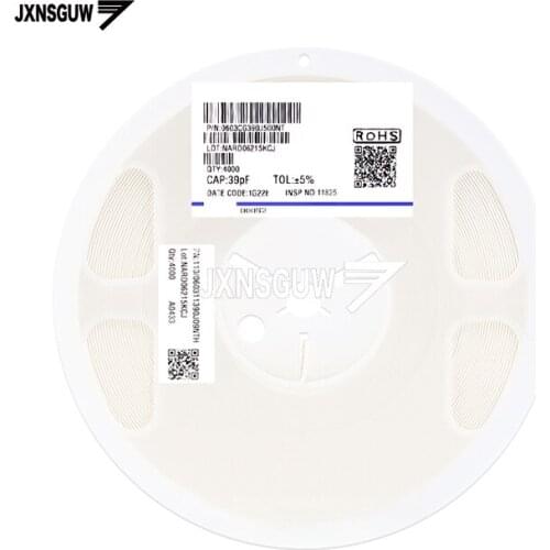 100PCS FH Chip capacitors 0805 5% 50V COG 2.2nF 222