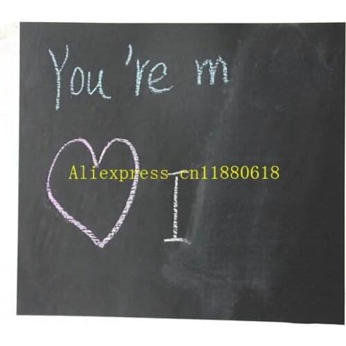 100pcs/lot Fast shipping 30x40cm Chalkboard Blackboard Stickers Removable Draw Erasable Blackboard Learning Multifunction
