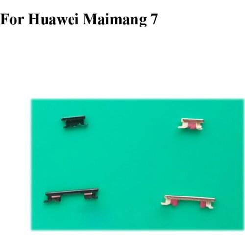 2 in 1 Side Button For Huawei Maimang 7 Mai Mang 7 Power On Off Button + Volume Button Side Buttons Set Maimang7