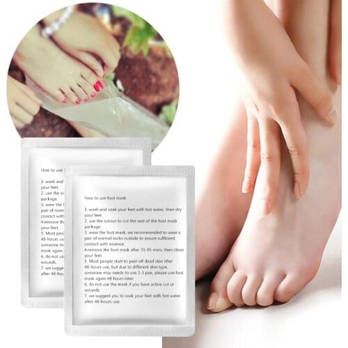 7packs Feet Exfoliating Foot Masks Pedicure Socks Exfoliation Scrub for Feet Mask Remove Dead Skin Heels Foot Peeling Mask