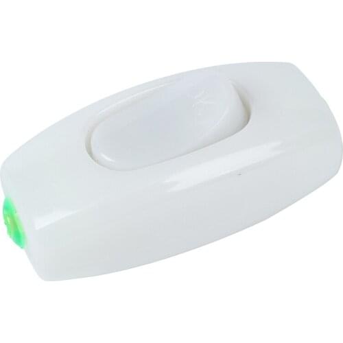 AU04 -In Line Cord Light Replacement on Off Switch White