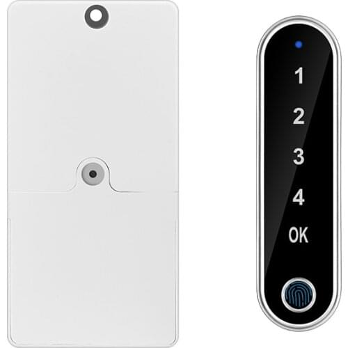 Fingerprint Lock Digital Touch panel Keypad Password Code Number cabinet Drawer lock