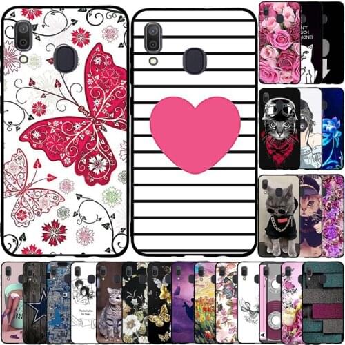Case for Samsung A30 Case Cover Soft Silicone Phone Coque on for Samsung Galaxy A30 A 30 SM-A305F A305 A305F Cartoon Capas
