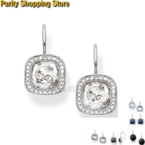 EG1224 Flattering Clip Earrings Euro-American style Glam And Soul Good Silver Jewerly For Women 2015 Ts Gift 925 Sterling silver
