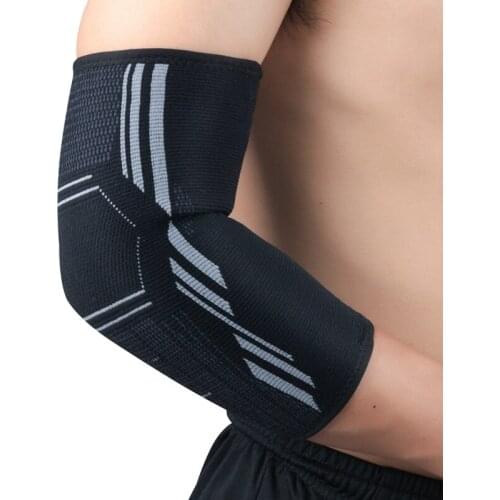 1PCS Elbow Support Elastic Fitness Sport Elbow Protective Pad Absorb Sweat Sport Basketball Arm Sleeve Elbow Brace