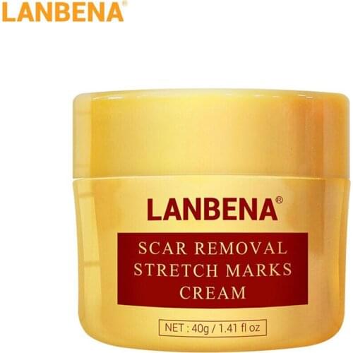 LANBENA 40g Scar Removal Stretch Marks Cream Natural Herbal Anti Aging Acne Treatment Face Day Cream Whitening Facial Skin Care