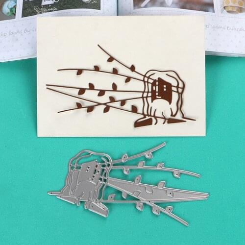 DUOFEN METAL CUTTING DIES The Thinking Lion border stencil DIY Scrapbook Paper Album 2019 new