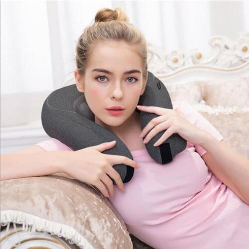 Multifunctional cervical massager home simulation human kneading massage pillow heating physiotherapy massage instrument