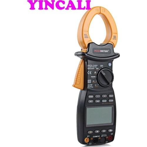 MS2205 Multifunction 3 Phase Clamp Meter Intelligent Harmonic Power Tester Factor Correction Voltage Current Testing Multimeter