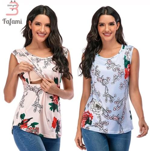 Fashion Pregnancy Maternity Clothes Maternity Tops Breastfeeding shirt Lactation Tops for pregnant women Summer Nursing T-shirt