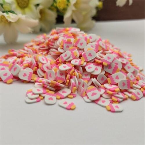 20g 5mm ice cream for Resin DIY Supplies Nails Art Polymer Clear Clay accessories DIY Sequins scrapbook shakes Paper Craft