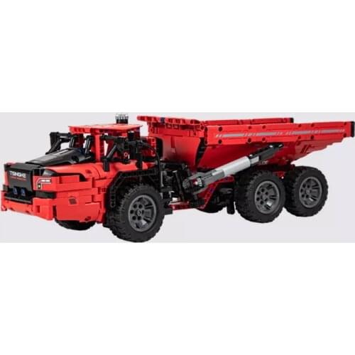 New ONEBOT articulated mining truck 1:12 simulation heavy truck articulated structure imitating hydraulic lifting bucket Xiaomi