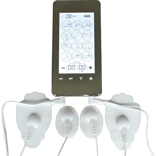 New Style Health Care TENS/EMS Digital Therapy Massager 12Mode Touch Screen Muscle Slimming Fat Burner Pain Relaxation Machine