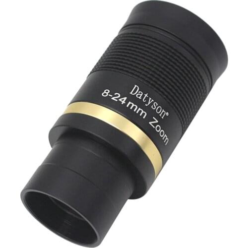 8 to 24-Millimeter 1.25-Inch Eyepiece for Telescope (Black)