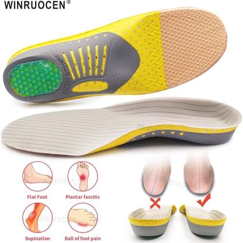 Orthopedic Insoles Orthotics Flat Foot Health Sole Pad For Shoes Insert Arch Support Pad For Plantar Fasciitis Feet Care Insoles