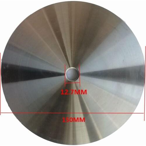 6" Aluminum polishing disc 150MM Flat Abrasive Wheel for Gemstone Grinding machine Gem Faceting Machine Sand Paper Gasket