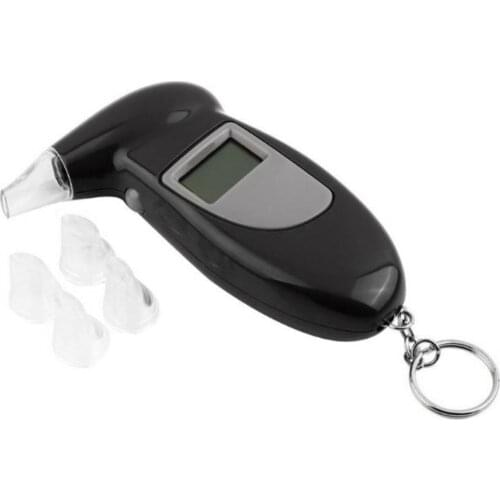 Professional Digital Breath Alcohol Tester Breathalyzer AT6000 Alcohol Breath Tester Alcohol Detector Dropshipping Blowing Drunk