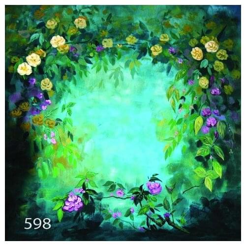 Professional nature scenic Hand Paint Photography Background FSE37,fabric for photo backdro, 5ft x 7ft photo Muslin backdrops