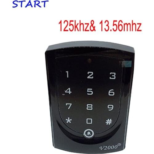 125khz rfid Card Access Control 13.56mhz Card access controller wiegand 26 input & Output Double Frequency Card Door Control
