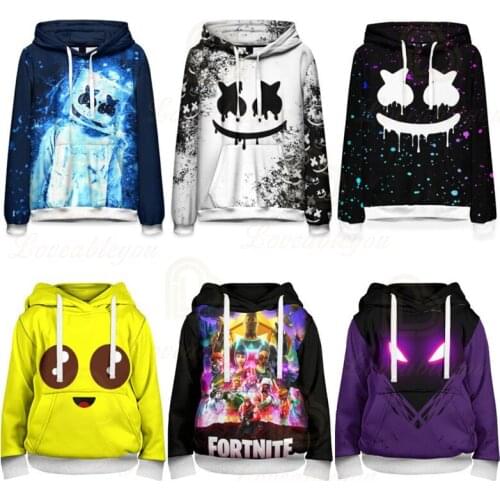 Fortnite Hoodie Men and Women Sudaderas Victory Royale Battle Game 3D Sweatshirt Children Kids Hero Tops Girls Boys Clothing
