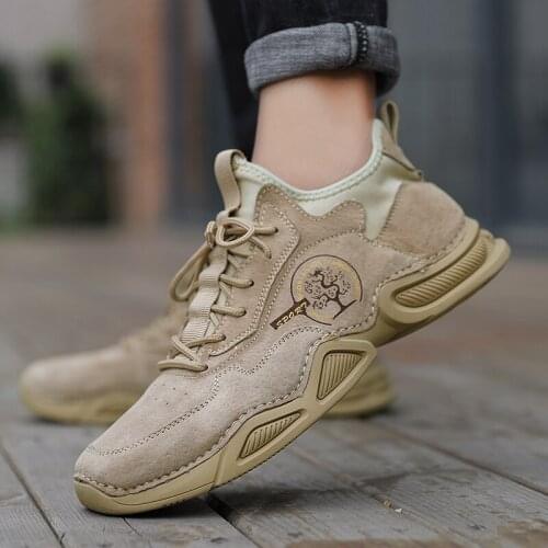 Spring Autumn men shoes outdoor leather sneakers casual shoes mens shoes flats Men Casual Shoes fashion Breathable Shoes