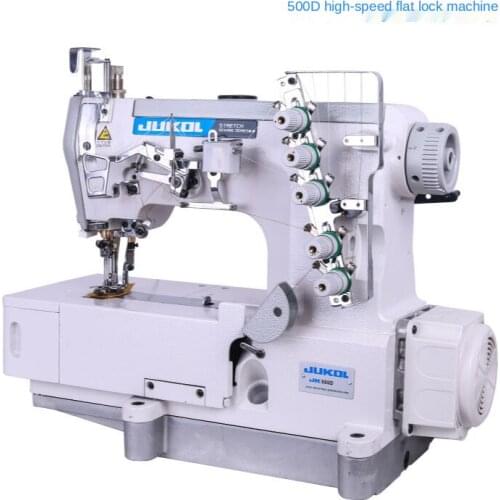Canche high-speed interlock sewing machine, hem, cuffs, neckline, panties, three-needle, five-thread industrial sewing machin