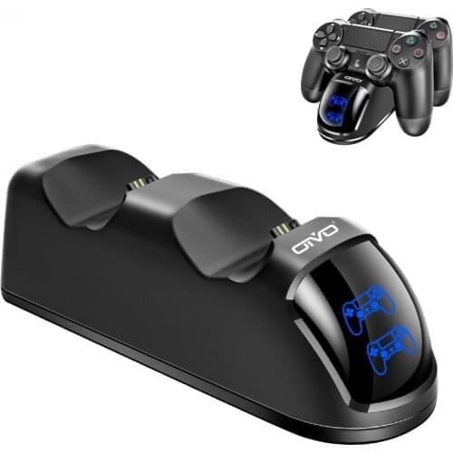 PS4 Controller Charging Dock Station For PS4 Dualshock 4 Dual Charger Stand LED Gamepad Charger For PS4/PS4 Slim/PS4 Pro Joypad