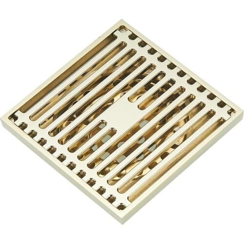 Golden Shower Floor Anti-Odor Anti-Insect Core Floor Drain Strainer Cover Grate Waste Large Displacement Bathroom Floor Drain