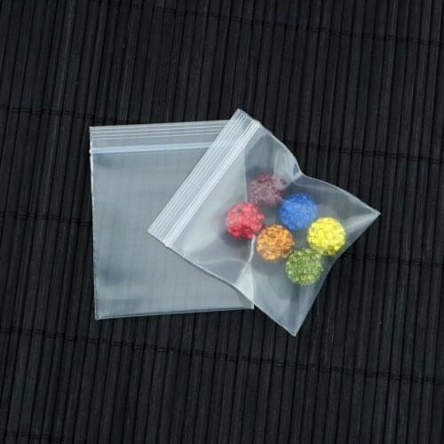 100pcs/lot 2x2.8cm Thicken Small PE Ziplock bag - clear plastic pouches zipper reusable, Gift/Jewelry packaging pouch ploy bag