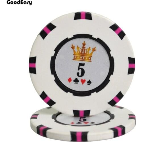 25PCS/Lot 16.5g 43x3.3mm Casino Entertainment Texas Hold'em Clay with Iron Poker Chips Upscale Set Metal Coins