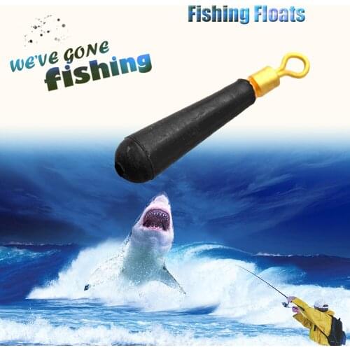 30/100pcs Fishing Gear Block Rotation Drift Fishing Floats Bobber Copper Head Rubber Fish Float Fishing Gadget Pesca Accessories