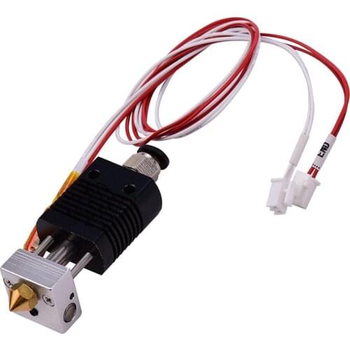3D Printer Full Metal Extruder Kit Hot End Set with 0.4mm Nozzle 100K Thermistor Heatsink Wire 24V 40W for ET4/ET4 Pro