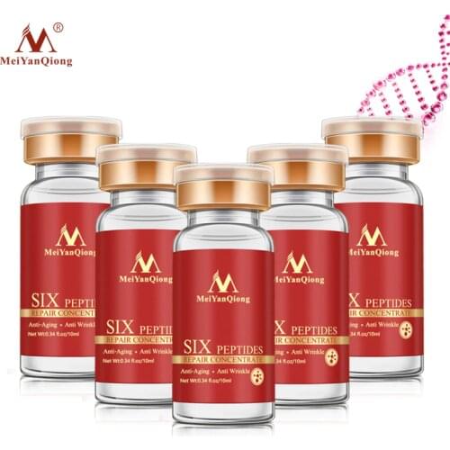 5pcs MeiYanQiong Hexapeptide Anti-aging Firming Skin Shrink Pore Whitening Skin Anti-drying Moisturizing Skin Full Of Elasticity