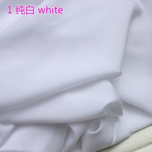 White Viscose Fabric Cotton Fabric Silk Artificial Cotton Fabric Skirt Fabric 60" Wide Sold By The Yard Free Shipping