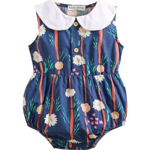 Baby Clothes Cotton Printed Infant Romper Summer