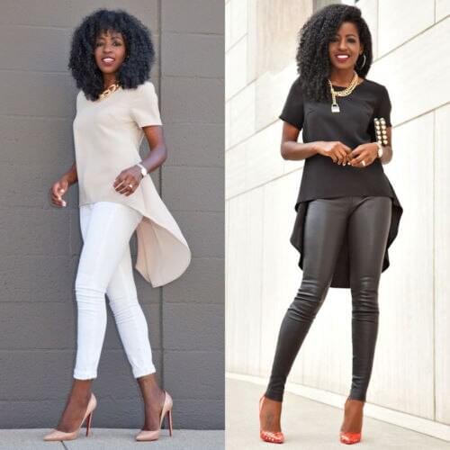 Sexy Women Solid Brief Plus Size Long T-shirt Ladies O Neck Short Sleeve Casual Loose Chiffon Summer Irregular Tops