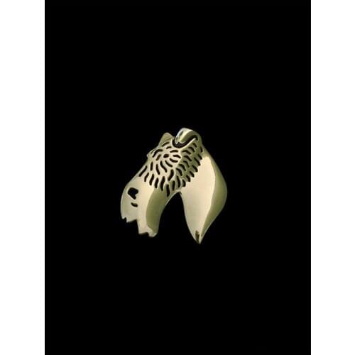 Trendy personalized Wire Haired Fox Terrier animal brooches men brooches fashion jewelry