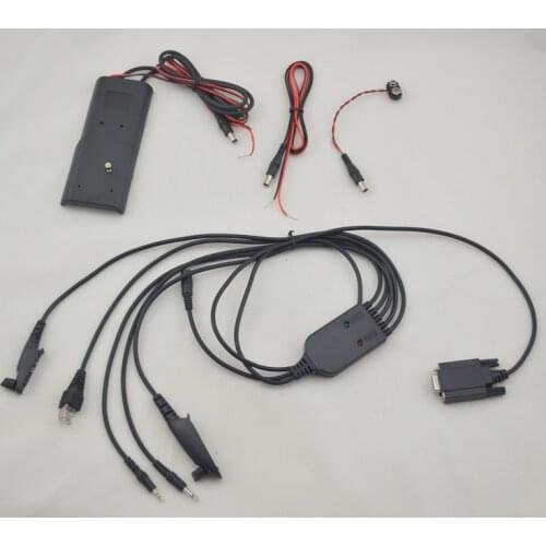 New Arrival 6 in 1 COM Port RS232 RIB Programming Cable for Motorola gp68 gp3688 gp328 gm3188 gp328plus etc