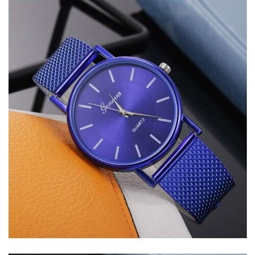 Couple watch men and women general neutral watch ladies watch mens net with quartz watch