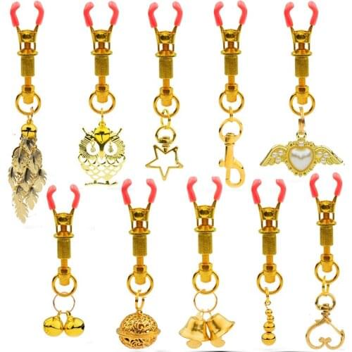 10 Styles BDSM Adjustable Nipple Clamp Nipple Stimulator Flirting Bondage Breast Labia Clips Clit Clamps Fetish Accessories 18