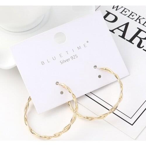 TONGKWOK Bohemia Exaggeration Dangle Earrings For Women Silk Thread Tassel Metal Long Chandelier Earrings #140570