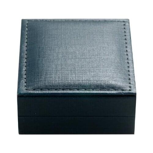 60pcs/lot Blue Waterproof Cufflinks Box 80x68mm Cuff Links Storage Case Holder Gift Boxes Jewelry Boxes Wholesale