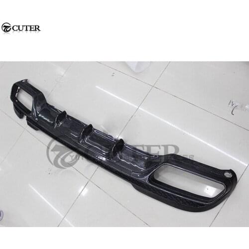W212 E300 Carbon fiber Rear Bumper diffuser lip for Mercedes benz W212 E260 E300 standard Back bumper Spoiler Diffuser 14-15