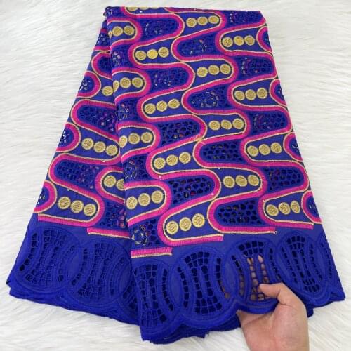 African 100%Cotton Lace Fabric 2021 Latest Swiss Voile Lace In Switzerland With Stones For Wedding Most Popular Dubai Fabric 5Y