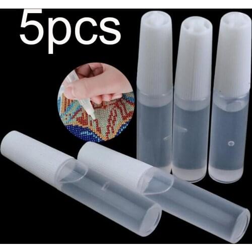 Diamond Painting Glue Bottled Non-toxic 3ml Diamond Embroidery Glue for Painting Craftwork Diamond Painting Accessory tools