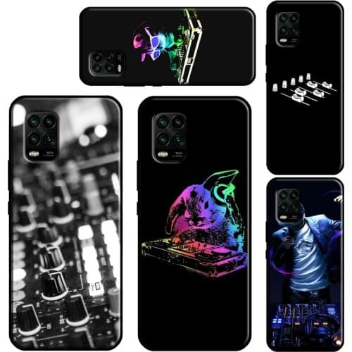 DJ Mixer Music Case For POCO X3 Pro M3 F2 F3 Back Cover For Xiaomi Mi 11 Ultra Note 10 Lite Mi 9T 10T Pro