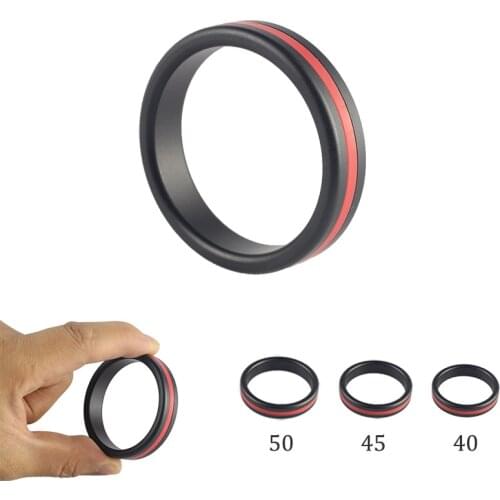 Black Metal Cock Ring for Men Penis Delay Ring Erection Ring