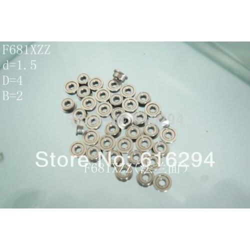 20PCS F681XZZ (F1.5*4*2mm ) flange ball bearing F681XZZ berings ---free shipping
