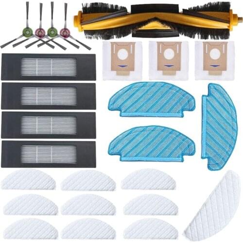 Hot TOD-Replacement Parts Brush Dust Bag Filters Kit for Ecovacs Deebot OZMO T8,T8 AIVI,Robot Vacuum Cleaner Accessories
