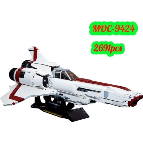MOC Galactica-Colonial Vipe MKII Spaceship Compatible Classic Model Te-chnical Star Building Blocks Toys for Children Gifts Toy